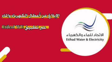 الإبلاغ عن أعطال الكهرباء والماء عبر تطبيق Etihad WE